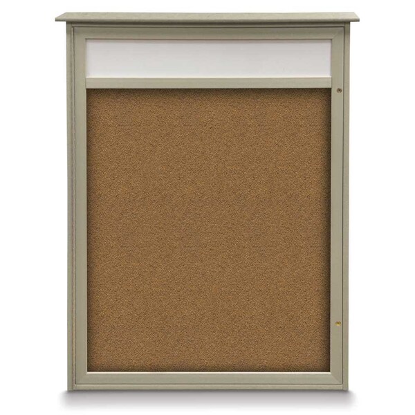 Triple Door Enclosed Indoor Letterboard